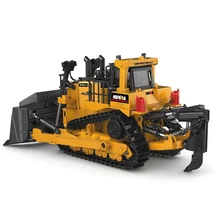 HUINA Toys 1700 статическая модель сплав 1:50 литой тяжелый игрушечный бульдозер инженерный грузовик гусеница колеса бульдозеры игрушки для мальчика HUINA Toys 1700 статическая модель сплав 1:50 литой тяжелый игрушечный бульдозер инженерный грузовик гусеница колеса бульдозеры игрушки для мальчика