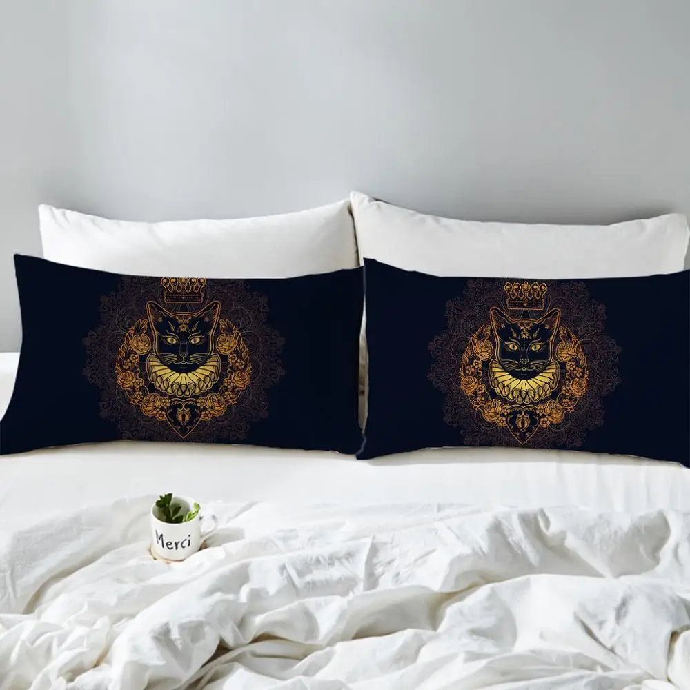 50X90CM Boho Mandala Pillow Cases 2 Pieces Pattern Printed Pillowcases Indian Hippie Themed Square Bedclothes