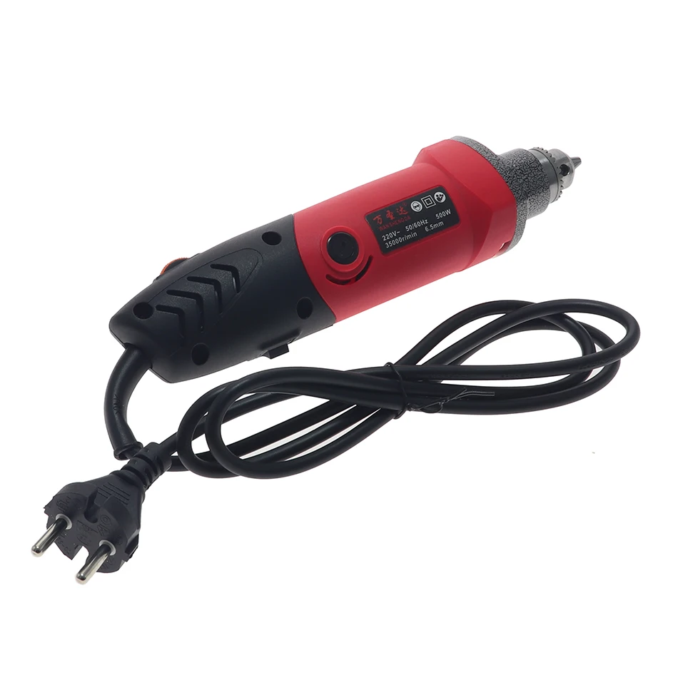 500W Engraver Electric Drill 110V/220V 35000RPM 6-speed Variable Speed Electric Grinder Grinding Machine Polishing Rotary Tool 5