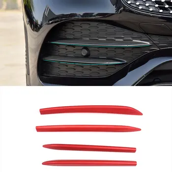 

For 2020 Mercedes-Benz GLCABS frosted red front fog lamp decoration bright bar
