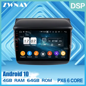 

2 din PX6 touch screen Android 10.0 Car Multimedia player For Mitsubishi L200 Trion 2007-2014 BT audio stereo GPS navi head unit