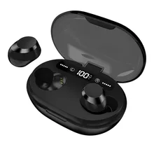 Беспроводной Bluetooth наушники C8s с светодиодный Мощность Дисплей зарядным устройством Портативный гарнитура Hi-Fi 6D объемное звучание Автоматическое Сопряжение