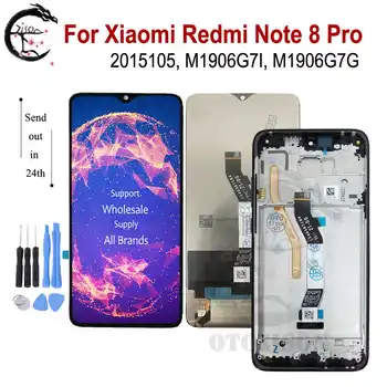 

LCD With Frame For Xiaomi Redmi Note 8 Pro LCD Display Screen Touch Sensor Digitizer Assembly Replacement Redmi Note8pro Display