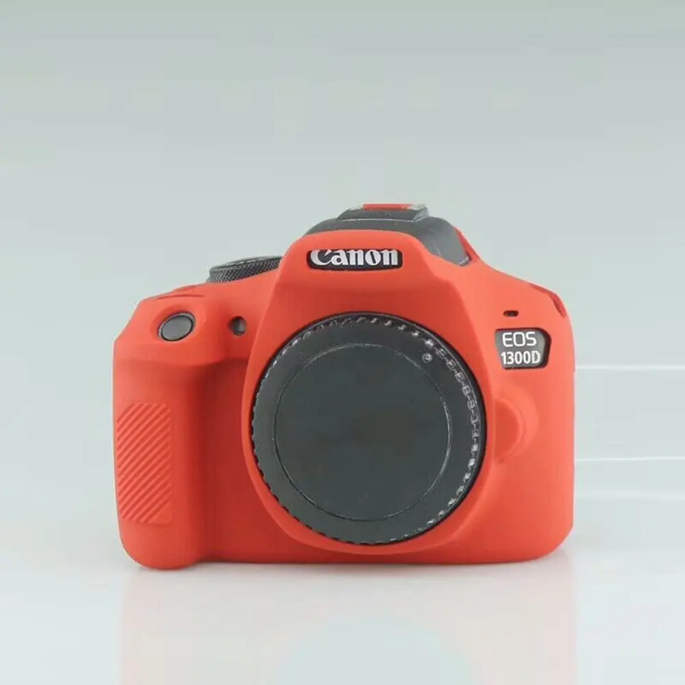 Canon EOS 1200D Rebel T5 디지털 카메라용 실리콘 카메라 케이스 갑옷 스킨 바디 커버 보호대