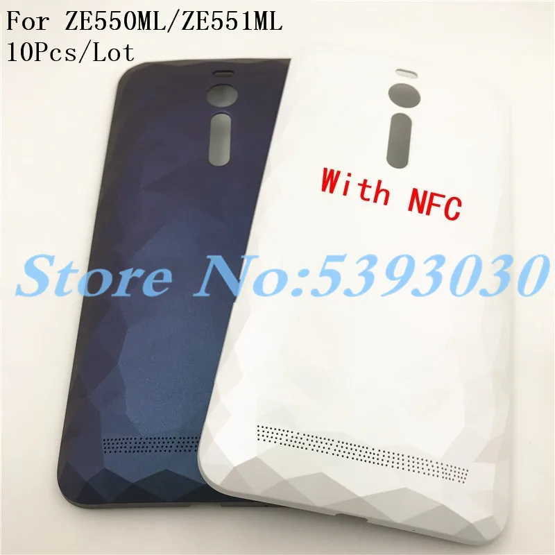 10 шт./лот для ASUS ZenFone 2 Deluxe ZE551ML ZE550ML Z00AD Z008D сменный Корпус задняя крышка батареи Кнопка питания+ NFC