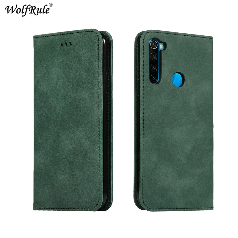 Магнитный поглощающий кожаный чехол-книжка для Xiaomi Redmi Note 8, чехол-кошелек, держатель для карт, подставка, чехол-книжка для Xiaomi Redmi Note 8