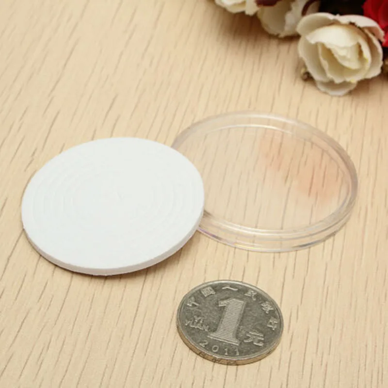20pcs Round Coin Capsules Holders Storage Case Portable Container Display Case Binding High Quality