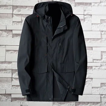 

2020 Men's Windbreaker Jackets Waterproof Military Hooded Water Proof Wind Breaker Casual Coat Male Clothing Autumn Jackets Men