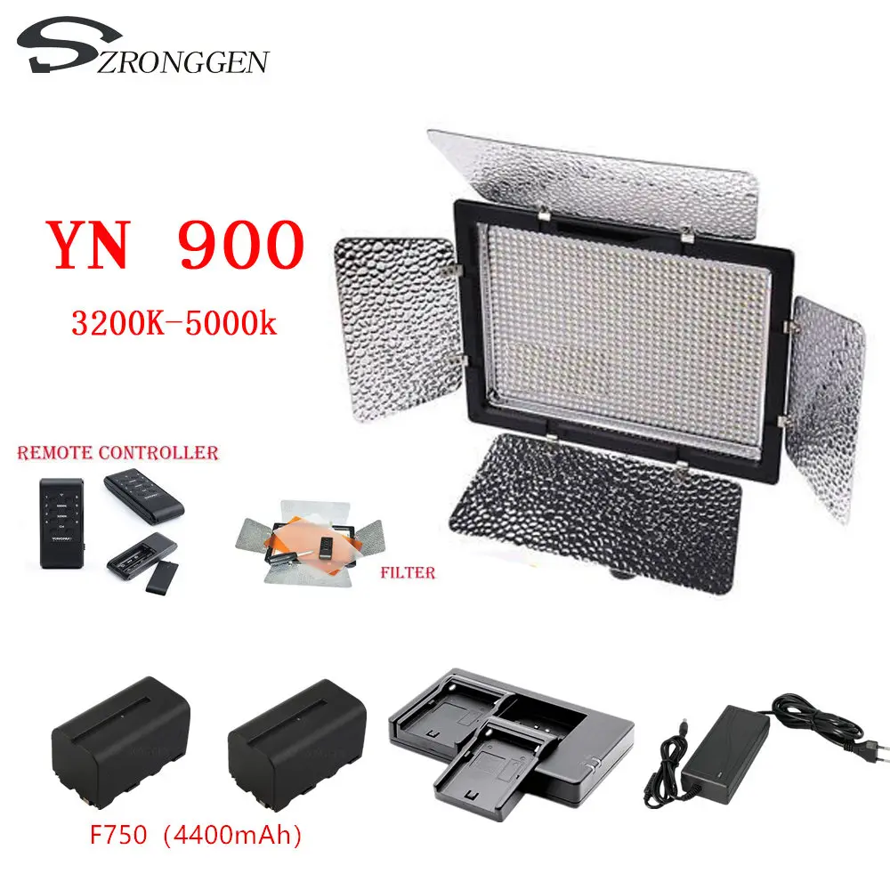 Светодиодная лампа для видеосъемки Yongnuo YN900 ультратонкое естественное освещение