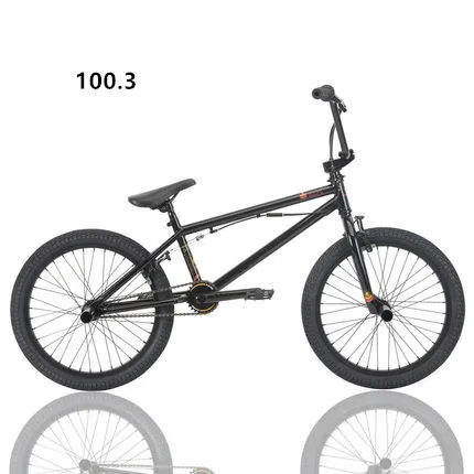 Бренд BMX велосипед 20 дюймов колесо 52 см рама LEUCADIA DLX 100,1 100,3 Производительность велосипед уличный лимит трюк действие велосипед - Цвет: 100.3 Black