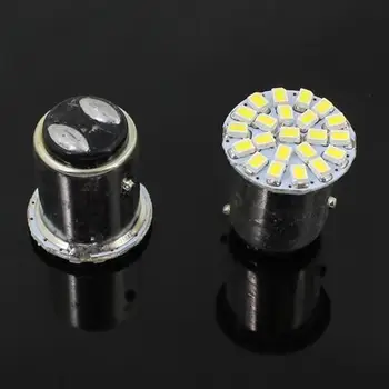 

1157 BAY15D 22 SMD LED Auto Turn Brake Stop Tail Parking Light Double Contact Automobile заднего вида carros Accessories