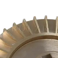 BQLZR 2 ชิ้น 6 ซม. OD 1.2 ซม. ID ทองเหลืองสองด้าน Keyway ใบพัดปั๊มอุปกรณ์เสริม 5