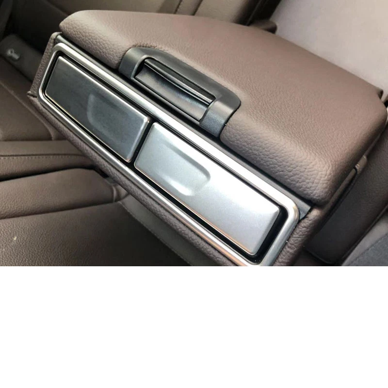 

Lsrtw2017 Stainless Steel Car Central Control Armrest Cup Panel Trims for Mercedes Benz GLE350 GLE450