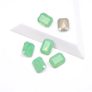 

CTPA3bl K9 Popular Glass Rhinestones Octagon Shape Pacific Opal Color Rhinestones Beauty Glitter Stones For Nail Art Decorations