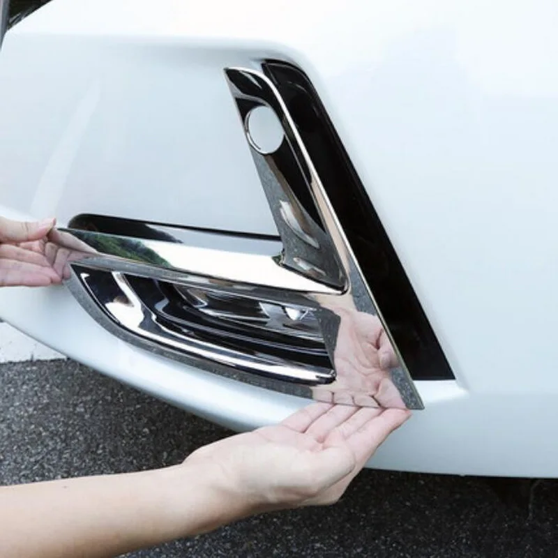 Tonlinker наружный передний противотуманный светильник наклейка для NISSAN SYLPHY-20 автомобильный Стайлинг 2 шт. ABS хром/углеродная накладка наклейка