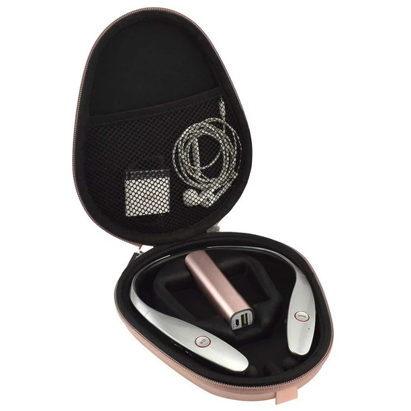 

Shockproof Carry Pouch Smooth Surface Earphone Travel Storage Bag Portable Bluetooth Headphone Case