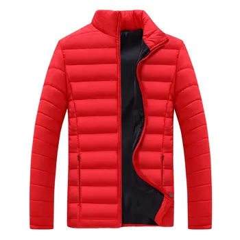 

Large Size 3XL 4XL Outdoor Overcoat For Male Solid Colour Normal Length Duck Down Winter Warm Full Sleeve Down Jacket