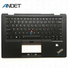 Для lenovo ThinkPad X1 Carbon Gen 4th 20FB 20FC Упор для рук верхний чехол клавиатура с подсветкой США 01AV154 01AV193