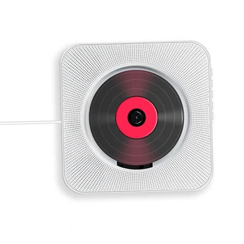

Wall Mounted CD Player FM Radio Bluetooth MP3 Music Player Remote Control Multifunctional USB CD MP3 Player CD Speaker