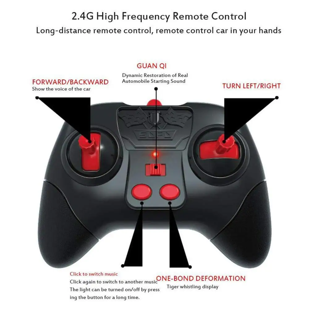 2,4 ГГц датчик жестов дистанционное управление скручивание морфинга автомобиль Дрифт траверс танец внедорожник игрушечный светильник музыка скручивающаяся машина