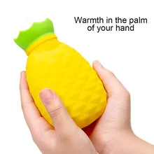 Новая силиконовая грелка в форме ананаса для рук, согревающая сумка для зимы 200 мл DC112
