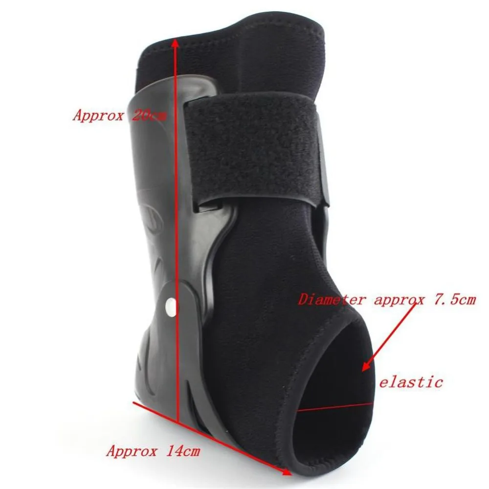 Унисекс фиксатор для поддержки лодыжки Регулируемый на шнуровке стабилизатор лодыжки обертка для восстановления растяжения травм Спорт Фитнес-защита