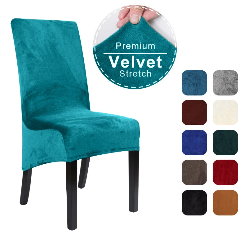 Polyester Lots Stretch Chair Seat Cover Dining Wedding Party Home Kitchen Decor 