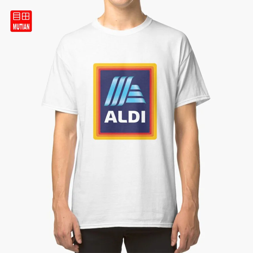 Aldi футболка aldi магазин супермаркетов nord Южная сулди Альбрехт Тео дешевые товары |