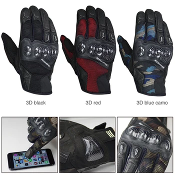 

Wholesale FOR Komine GK-197 Motorcycle Gloves Summer Mesh Breath Motocross Gloves Men's Motorcycle Gloves m