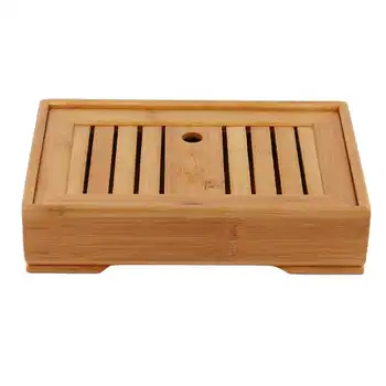 

Tea Tray Bamboo Japanese / Chinese Gongfu Rectangle Tea Table Serving Tray for Teahouse Kungfu Tea Set 10 4*7 2*2 5inch