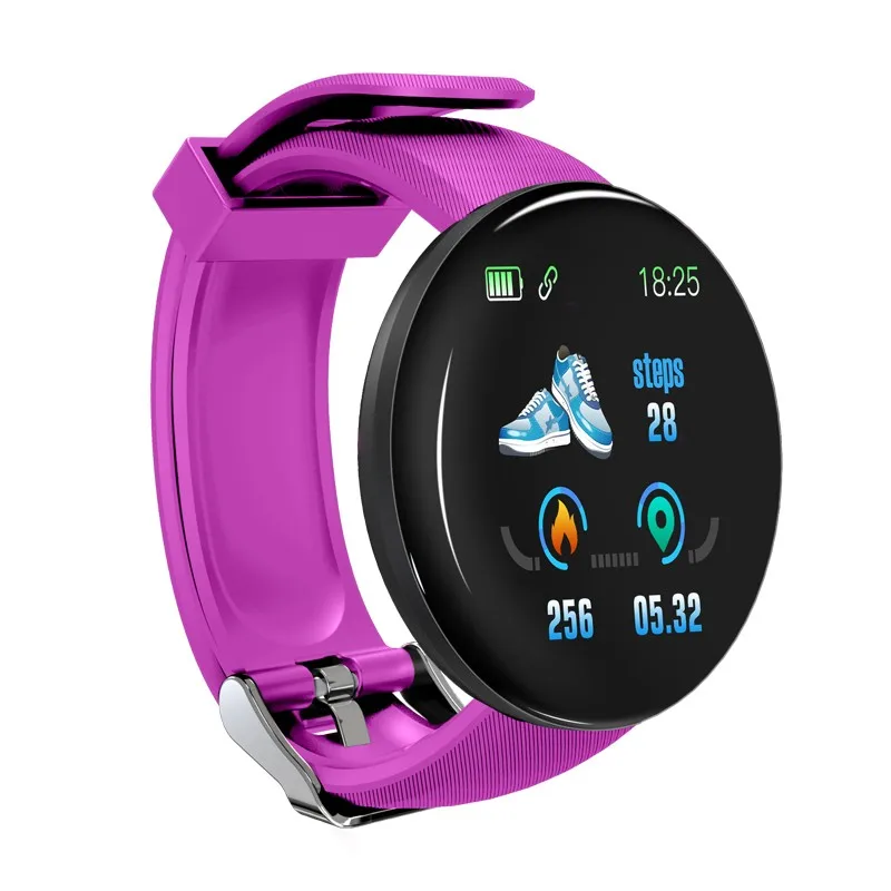 Purple SCELTECH Смарт часы для мужчин пульсометр кровяное давление Smartwatch женщин Водонепроницаемый Спорт фитнес трекер для Android IOS - Цвет: Purple