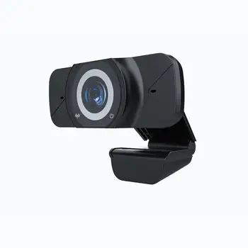 

HOT! Black 1080P HD Webcam With Stereo Microphone PC Laptop Desktop USB Webcam Streaming Computer Camera For Online Teaching