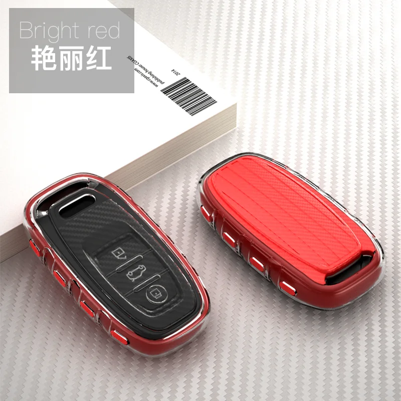 

Car TPU Remote Smart Key Cover Fob Case Shell For Audi A1 A3 A4 A5 A6 A7 A8 Quattro Q3 Q5 Q7 2009 2010 2011 2012 2013 2014 2015