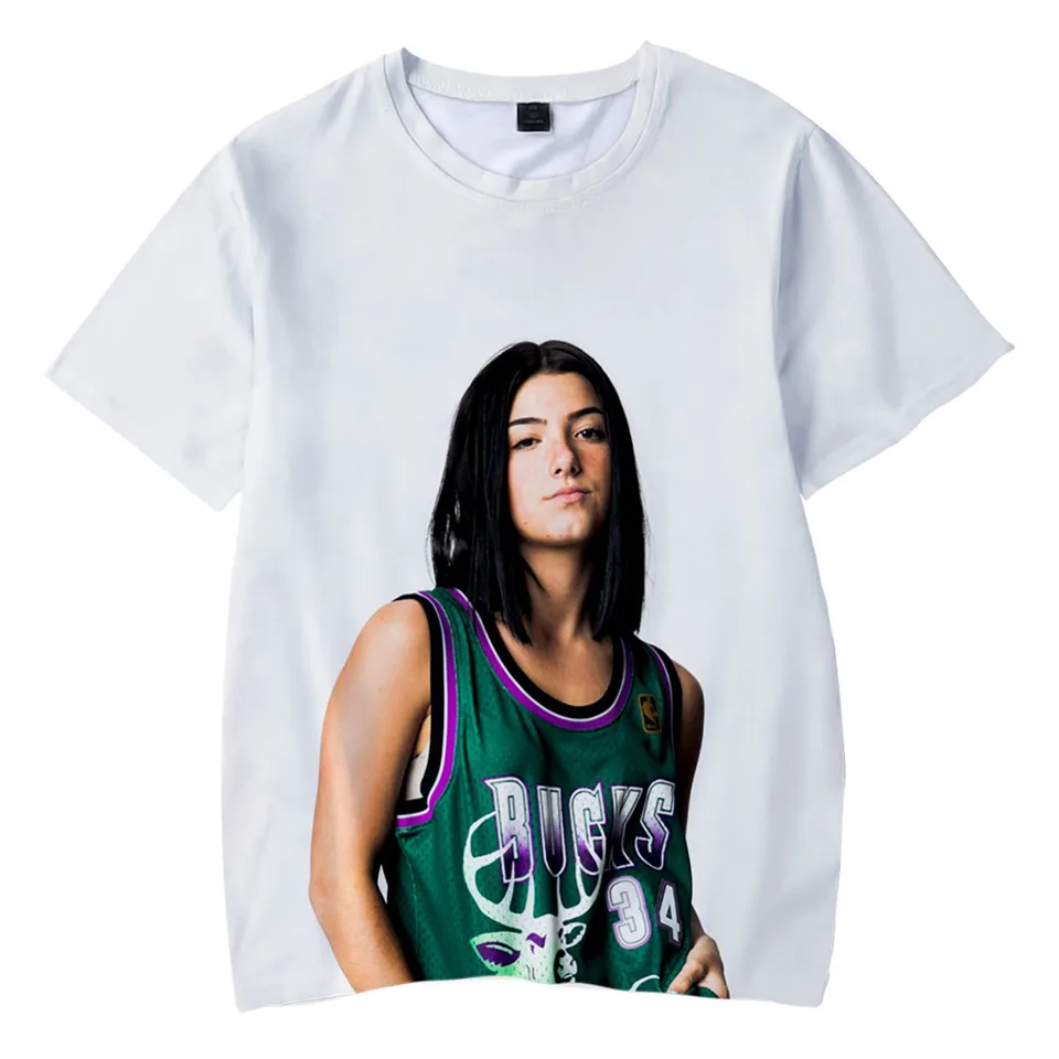 Футболка оверсайз The Hype House футболка Charli Damelio Addison Rae пуловер унисекс одежда с