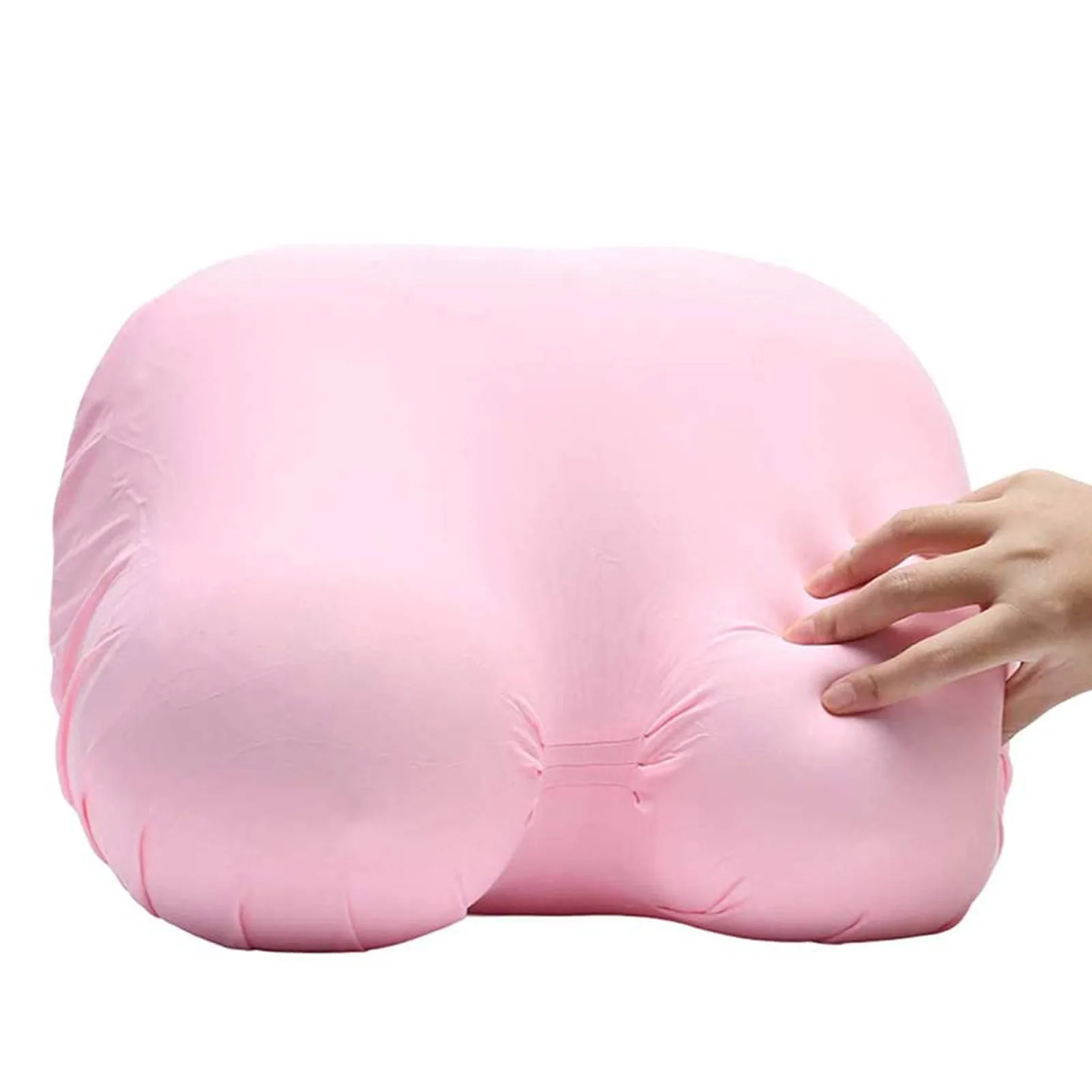 HHYSPA Boobs Breasts Pillow Cushion Latex Chest of Comfortable Boobs Pillow Sexiest and Most Realistic Boob Pillow Soft Memory Foam Sleep Pillows 3D Artificial Pillow For Party and Birthday Gift Blue 