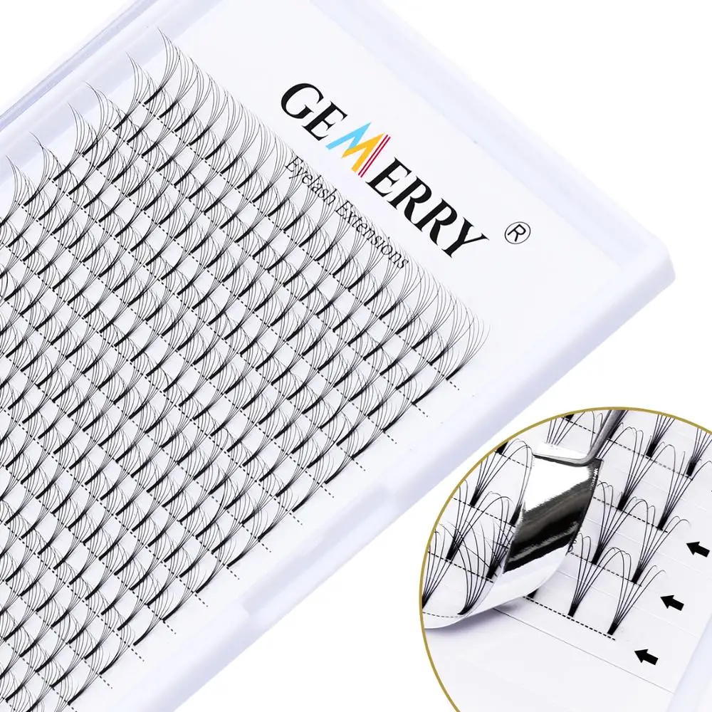 

16lines 5D Premade Volume Fans Lash Russian Volume Professional Eyelash Extensions C/D Curl Eyelash Extension Faux Mink Lashes