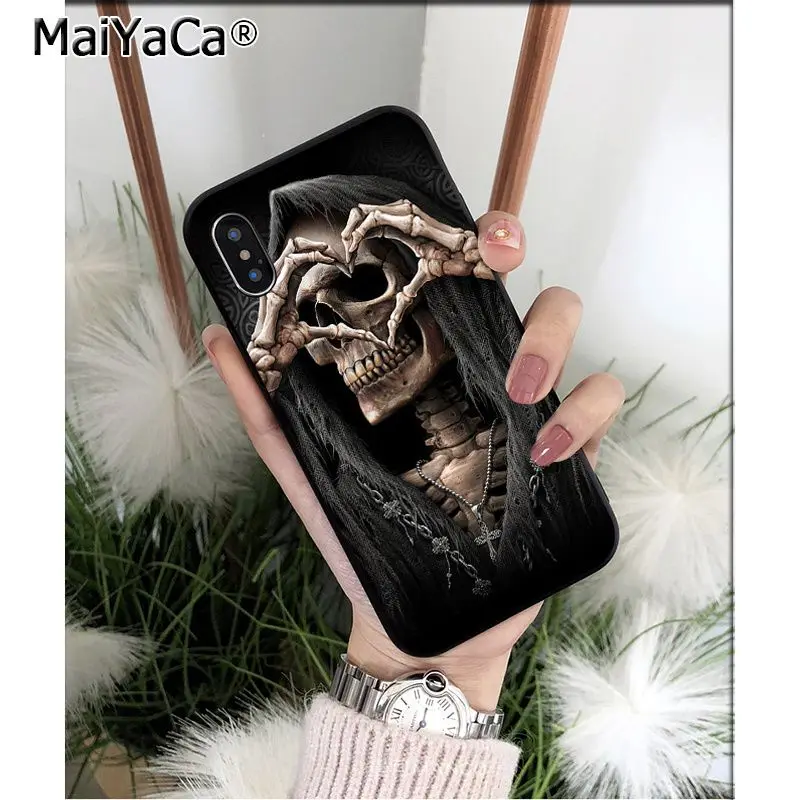 Grim reaper skeleton Rock Music guitar Gun