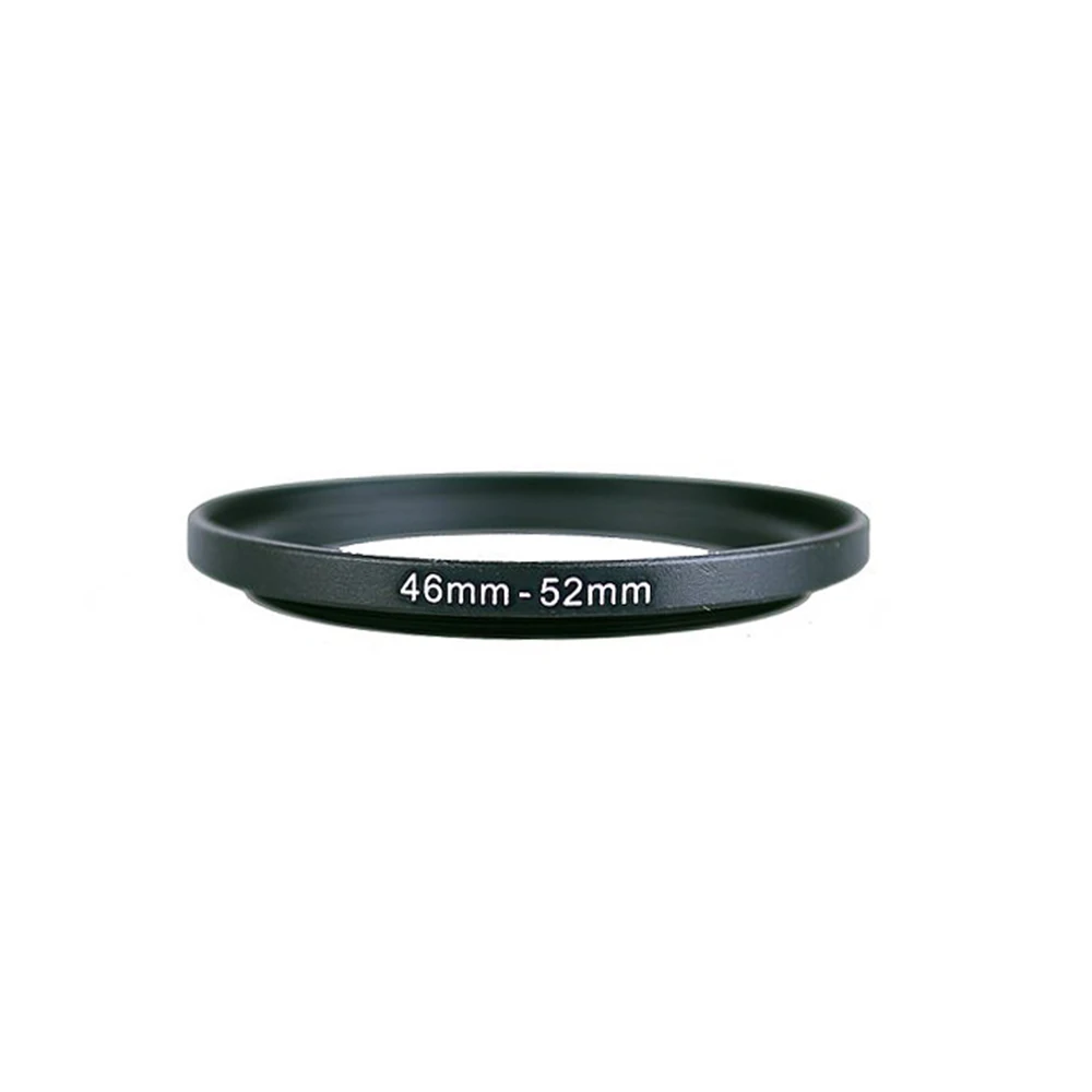 

46mm-52mm 46-52 mm 46 to 52 Step Up Lens Filter Metal Ring Adapter Black