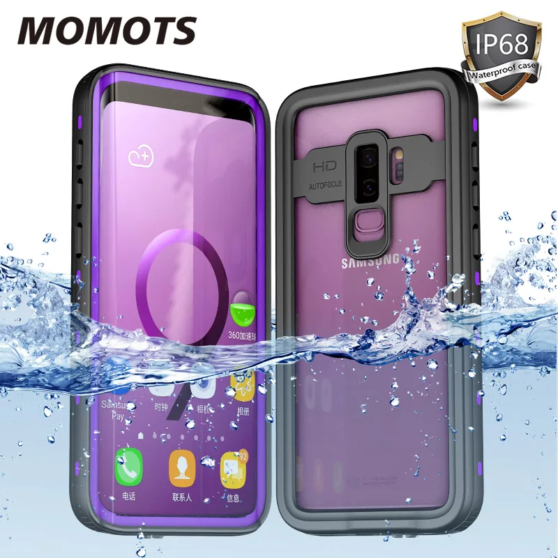 MOMOTS IP68 водонепроницаемый противоударный чехол для Samsung S10 S9 S20 плюс открытая