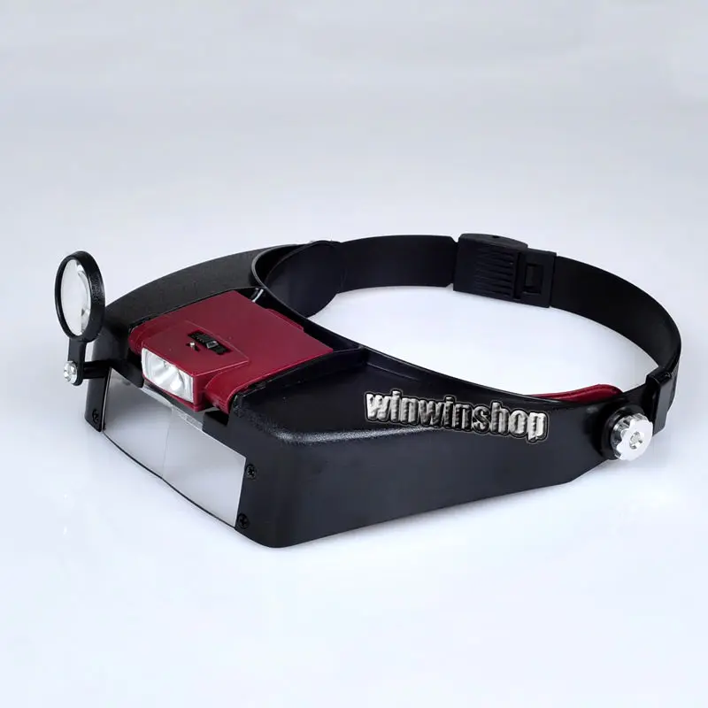 Headset Head Visor Magnifier Loupe Jeweler Dental Lab Magnifying