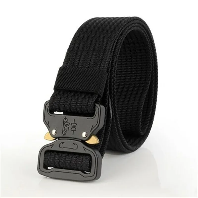 

HipHop Street Wear Belt Rollercoaster Metal Button Canvas For Men Safety Sport Belts Fashion Rollercoaster High Quality