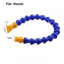 

Adjustable Water Pipe Flat Round Nozzle Hoses Set For CNC Lathe Cooling Water Spray 290mm/410mm Plastic Nozzles Kit