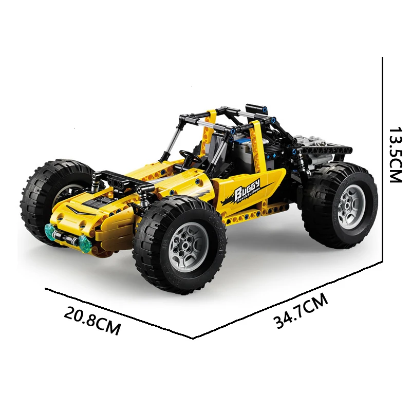 522 шт. CaDA строительные Cad блоки автомобиль PUBG-Basset C51043 модель DIY RC строительные блоки игрушка автомобиль подарок