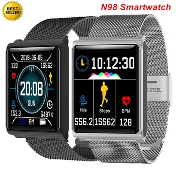 

N98 Smart Watch Men IP67 Waterproof Bluetooth 4.0 Smart Bracelet Watch Heart Rate Blood Pressure Sleep Tracker Sports Saatler