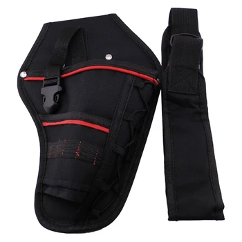 

Urijk Multifunctional Drill Holster Waist Tool Bag Waterproof Electric Waist Belt Tool Pouch Bag For Wrench Hammer Screwdriver