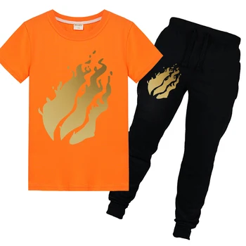 

Children T Shirts pants 2pcs Cotton tees Prestonplayz Summer Baby Boys T-shirt Short Sleeve Kids girl Clothes tops UNSPEAKABLE