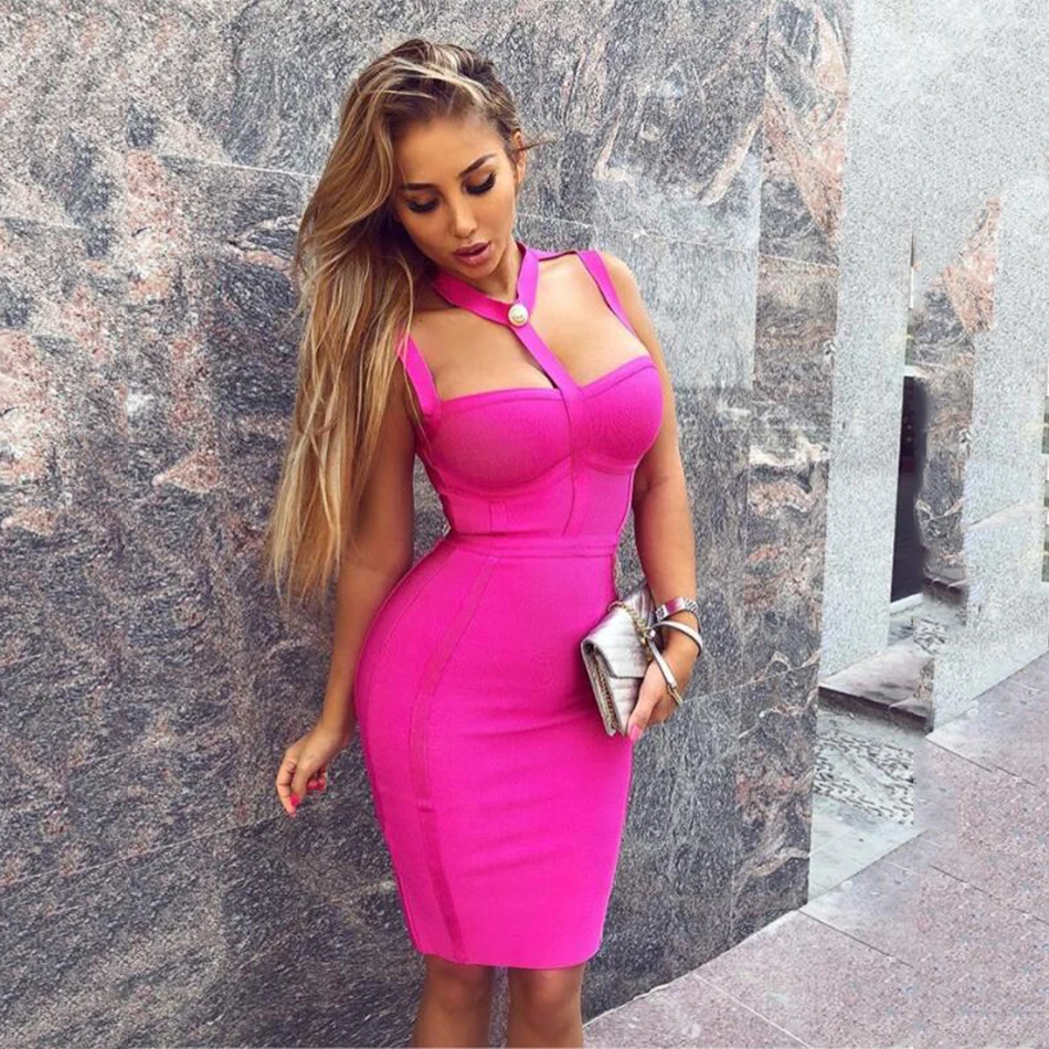 Amily-c-2019-New-Shelves-Summer-Style-Sexy-Cut-Button-Mini-Bandage-Dress-Celebrity-Fashion-Designer (1)