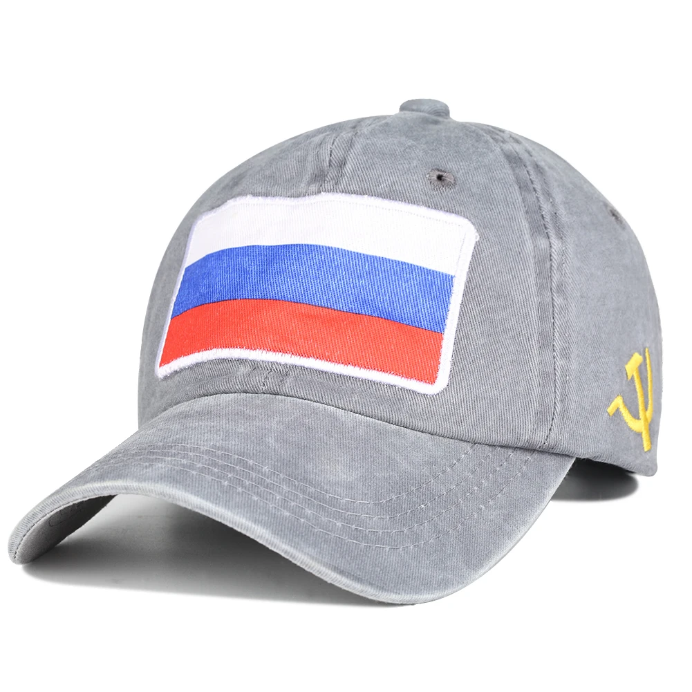 Mens Winter Baseball Cap Women Russian Flag Embroidery Cotton Sports Sun Visor Dad Snapback Trucker Hats Dad Solid Gimme Caps