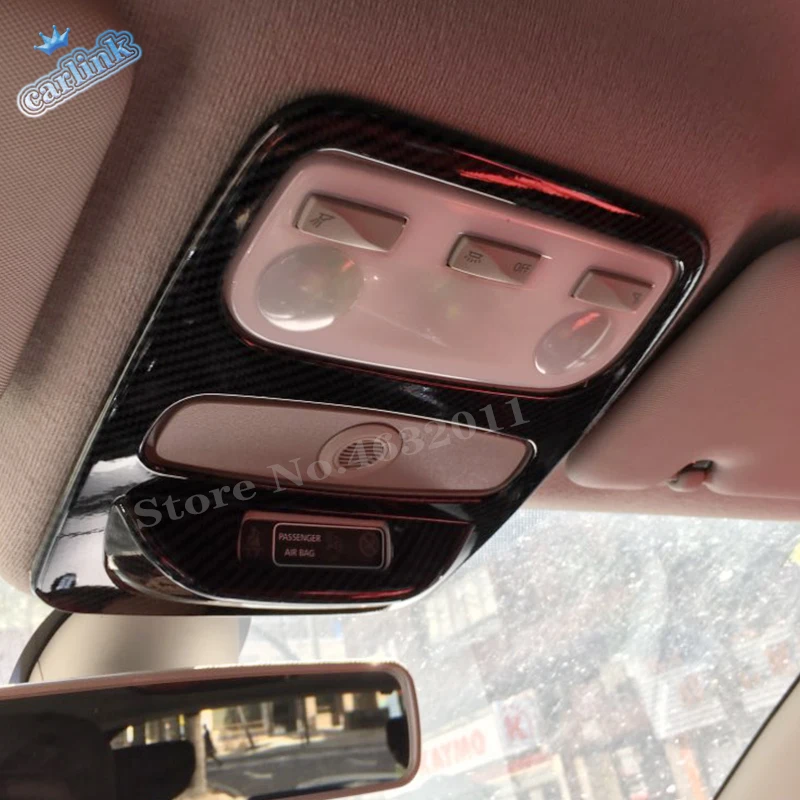 Автомобильная наклейка для Renault Captur 2013 2017 из АБС углеродного волокна