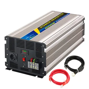 

Pure sine wave Power Inverter 4000W peak 8000W dc to ac Input 24V 48v to 110 220V 50HZ CE universal socket off inverter 48v